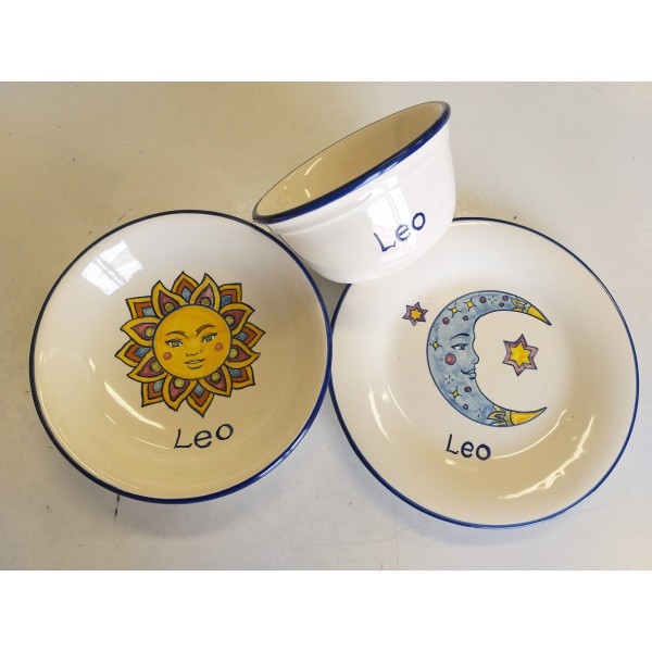 Vajilla infantil sol y luna 3 pizas